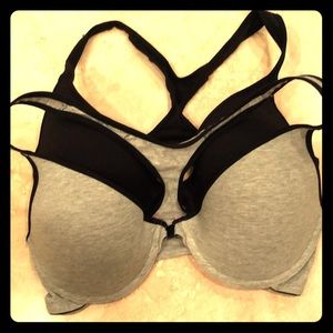 Two T-Back Bras